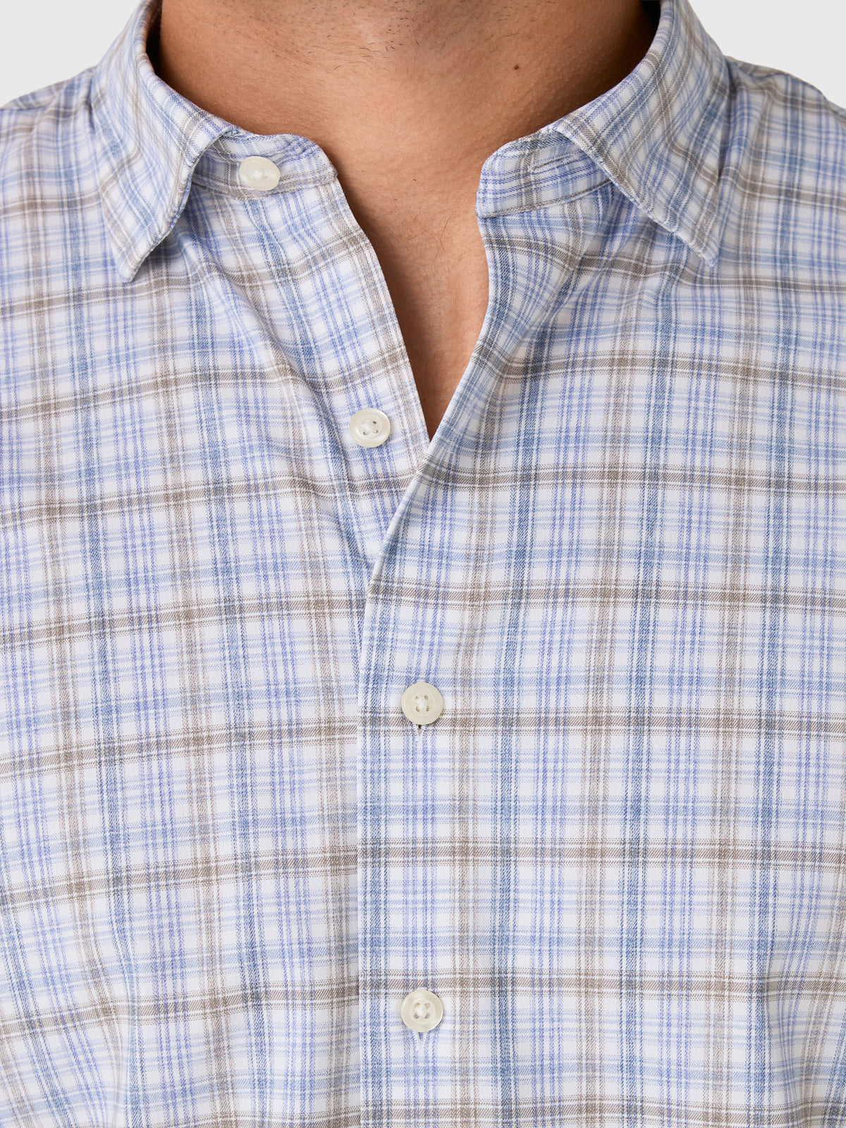 Johnnie-O Men's Chelsea Pane Performance Button-Down Shirt - Saint Bernard