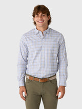 Johnnie-O Men's Chelsea Pane Performance Button-Down Shirt