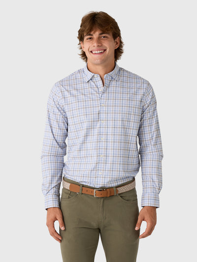 Johnnie-O Men's Chelsea Pane Performance Button-Down Shirt