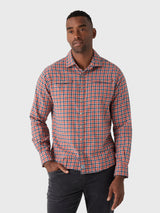Johnnie-O Men's Snap Check Button-Down Shirt - Saint Bernard