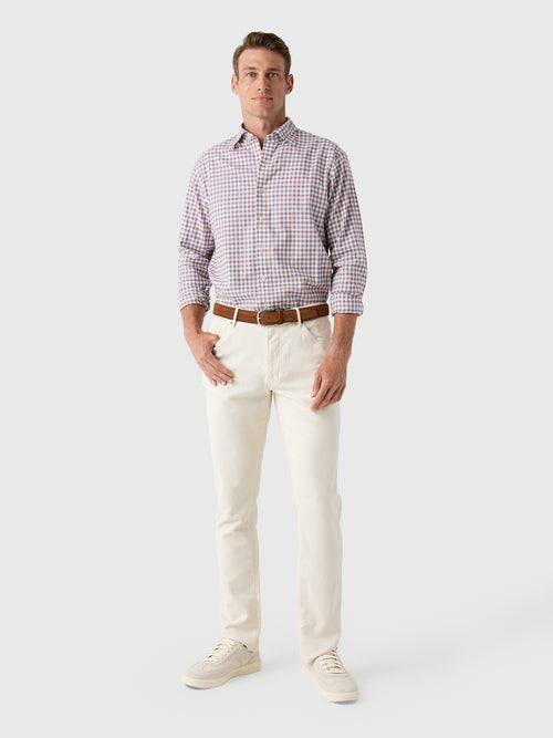 Johnnie-O Men's Merced Check Top Shelf Cotton Button-Down Shirt
