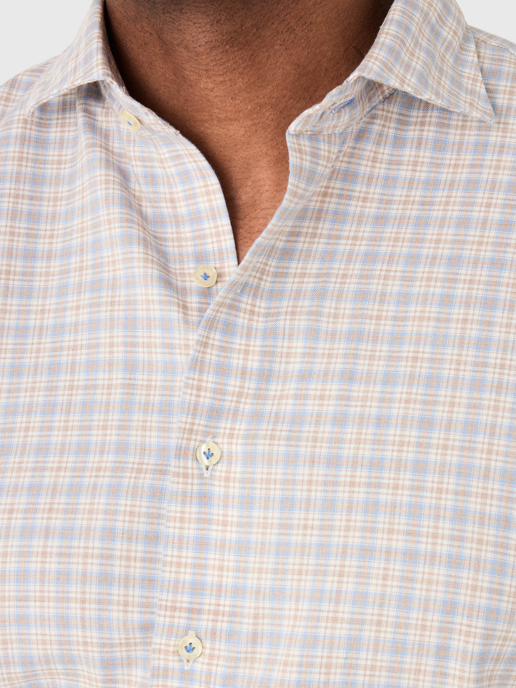Johnnie-O Men's Bayview Pane Top Shelf Cotton Button-Down Shirt - Saint Bernard