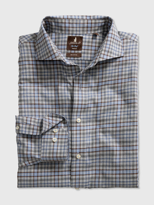 Johnnie-O Men's Redwood Plaid Top Shelf Button-Down Shirt