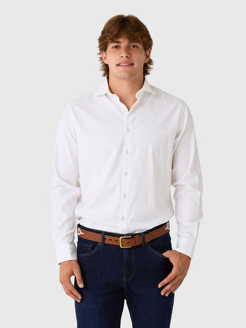 Johnnie-O Men's Stretch Twill Solid Button-Down Shirt