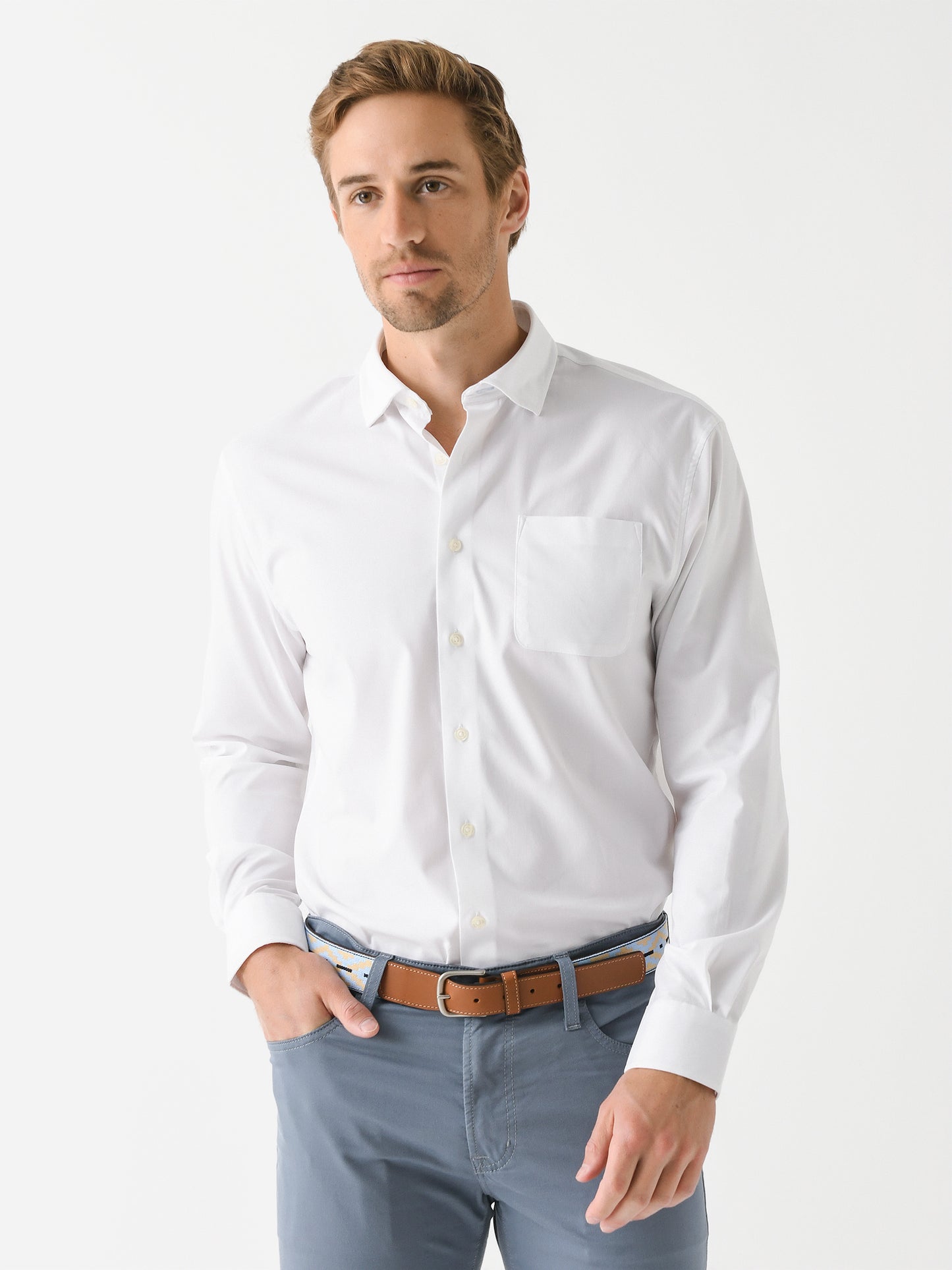 Johnnie-O Men's Tradd Prep-Formance Button-Down Shirt