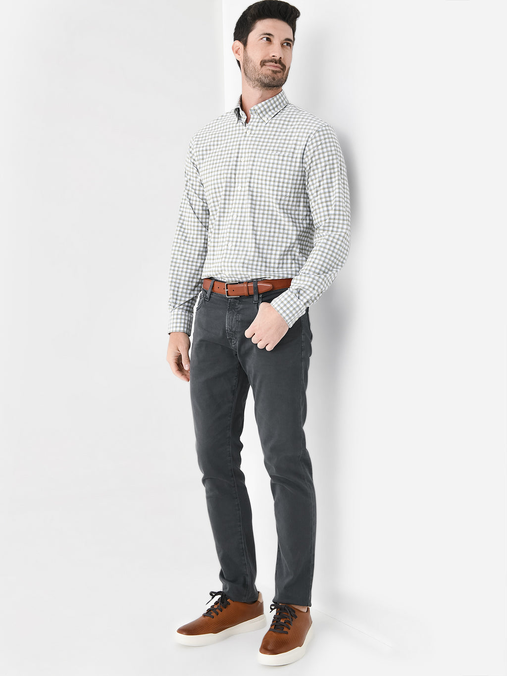 Johnnie-O Men's Mead Prep-Formance Button-Down Shirt - Saint Bernard