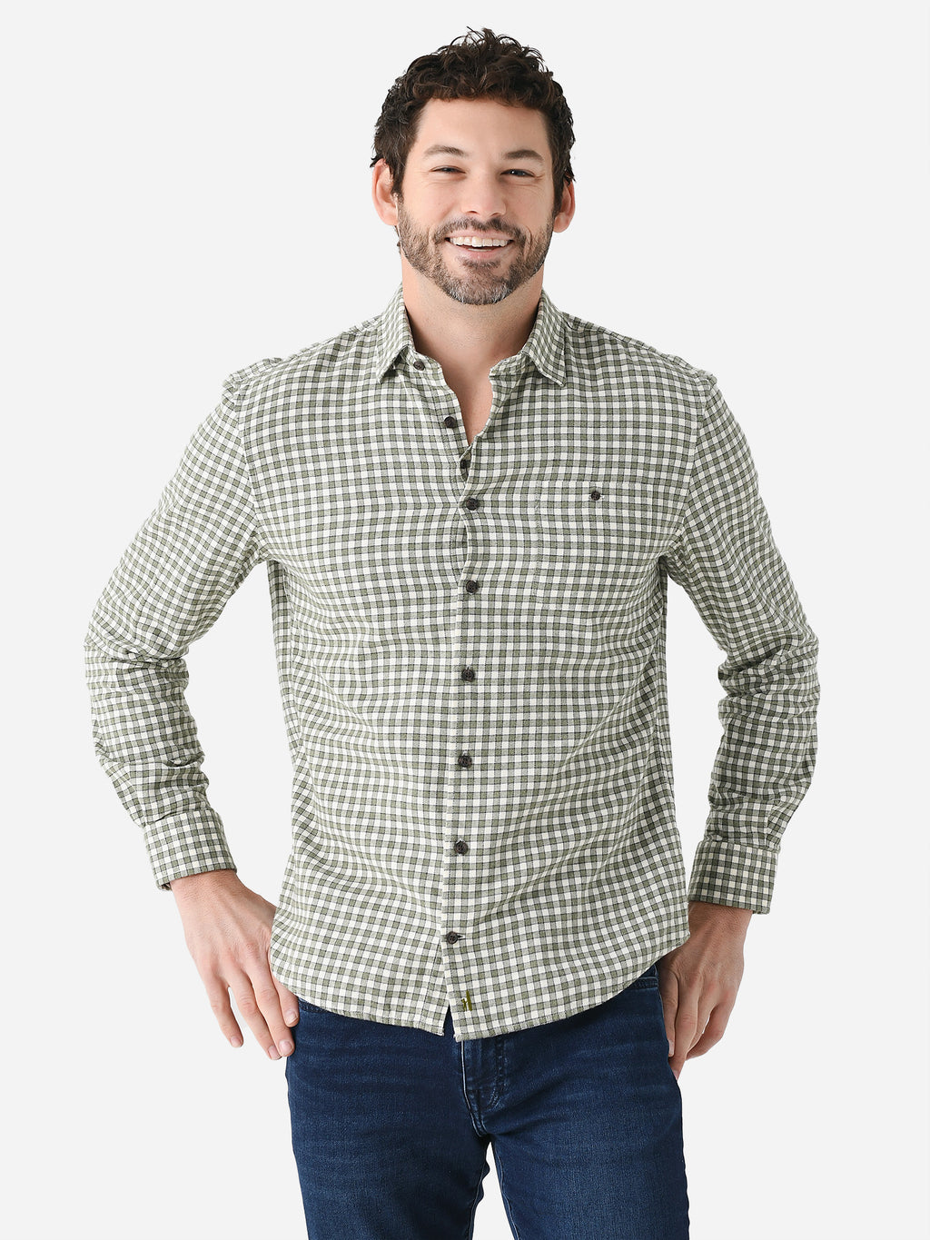Johnnie-O Men's Hyat Hangin' Out Button-Down Shirt - Saint Bernard