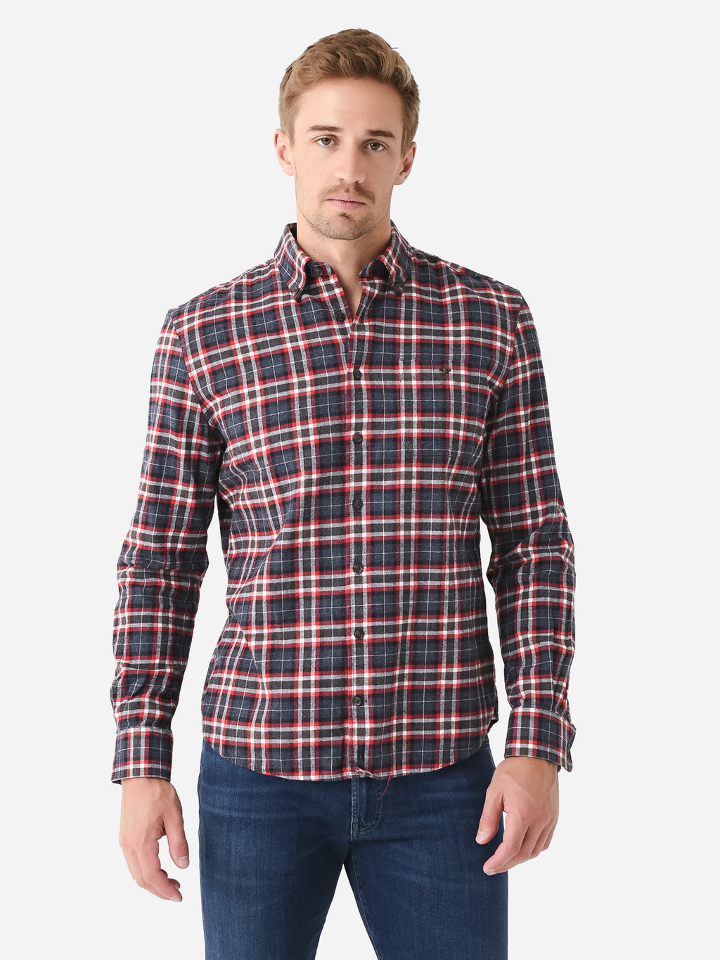 Johnnie-O Men's Chapman Hangin' Out Button-Down Shirt - Saint Bernard