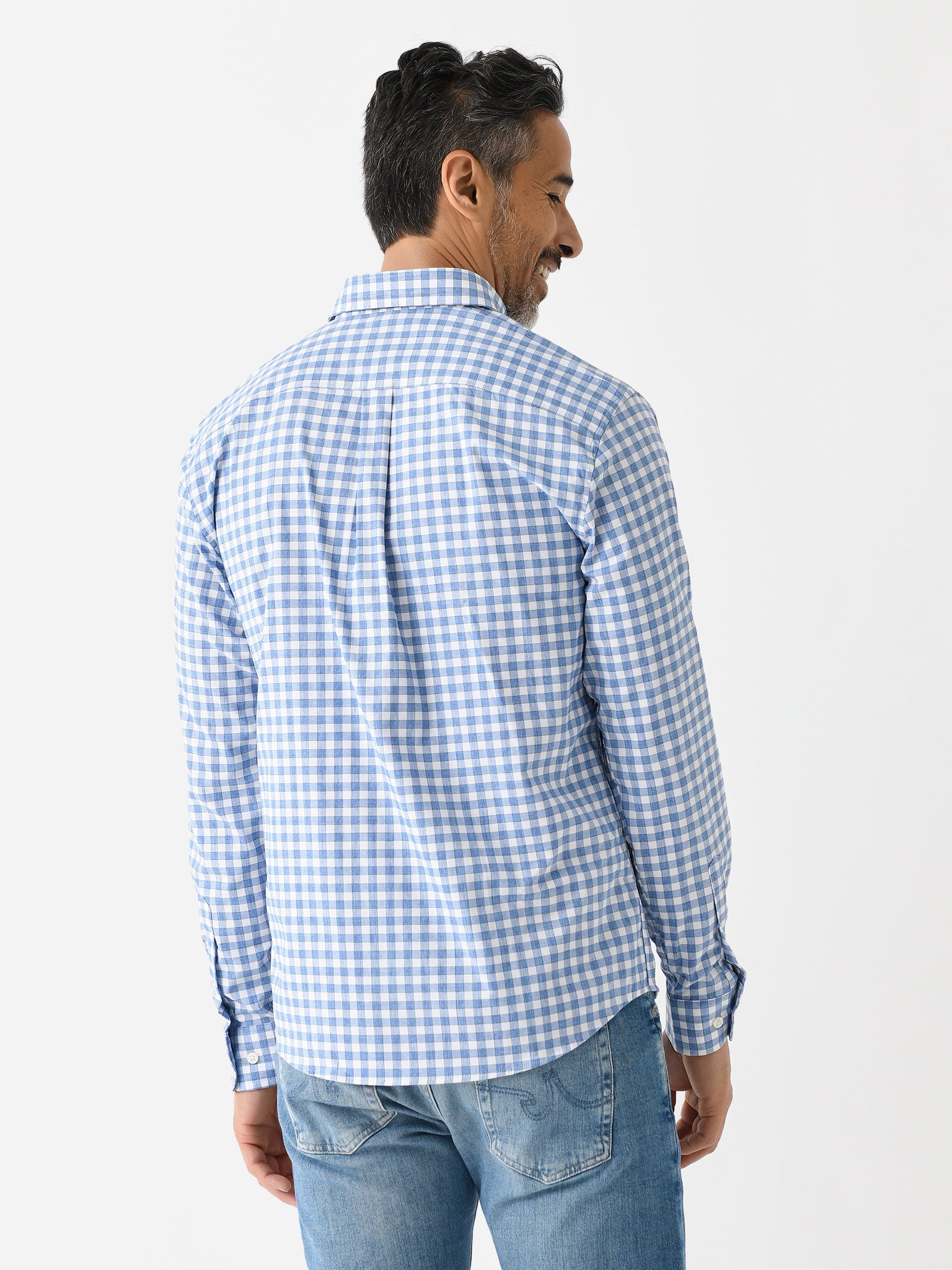 ashworth dress shirts New ASHWORTH Long Sleeve Checkered Shirt