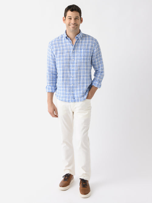 Johnnie-O Men's Bronx Linen Button-Down Shirt