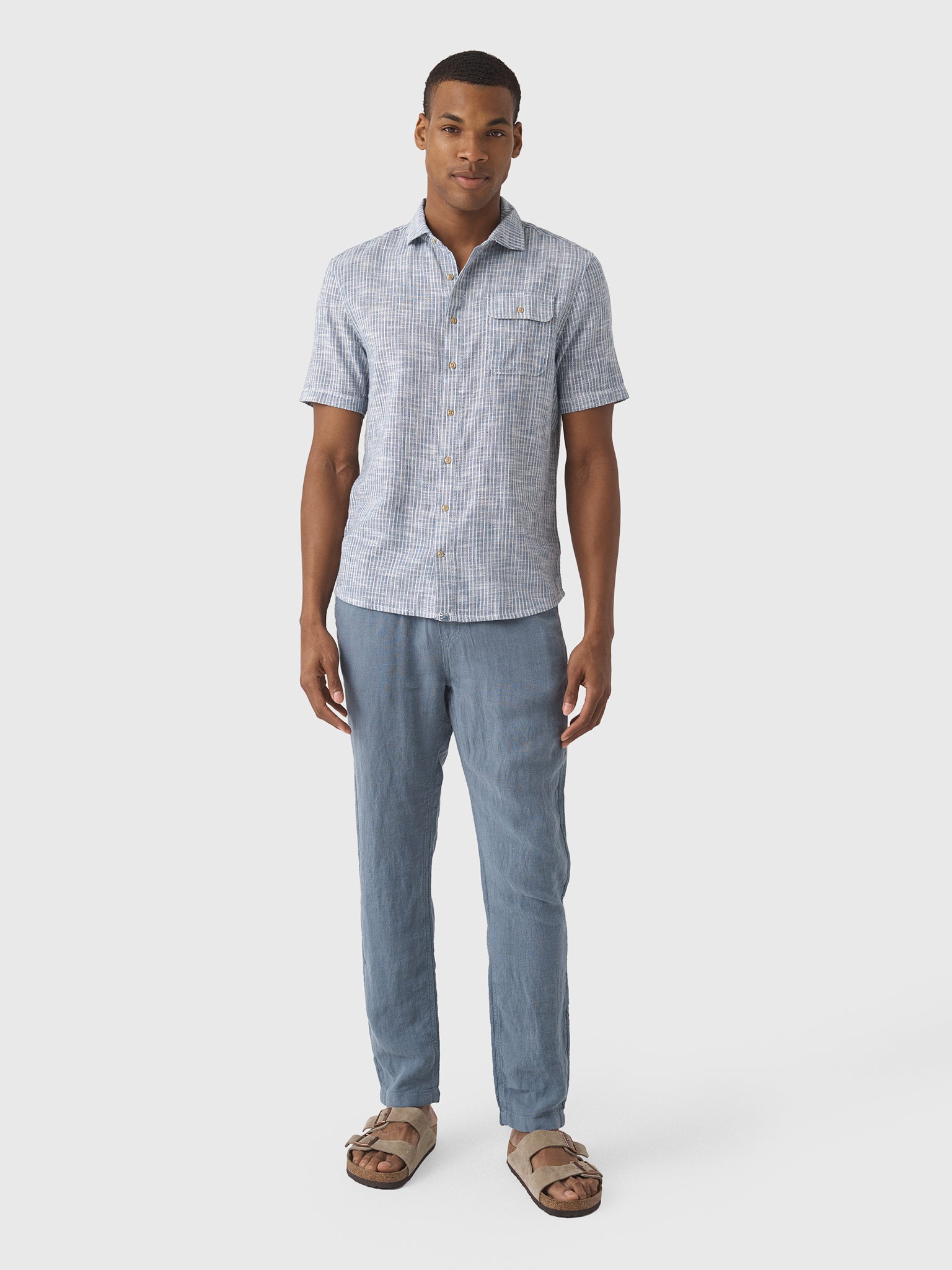 Johnnie-O Men's Ennis Hangin' Out Button-Down Shirt - Saint Bernard