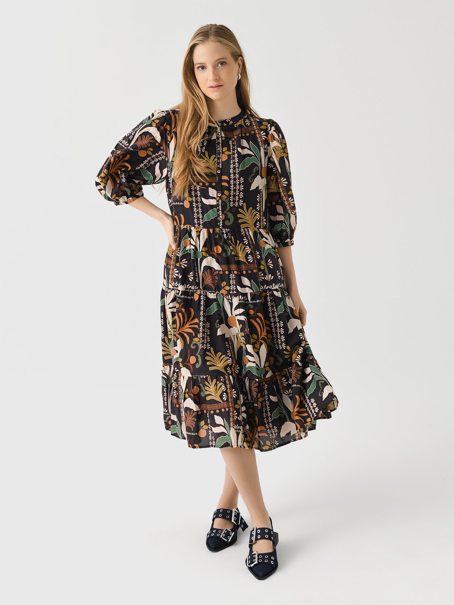 Velvet Women's Johanna Printed Dress - Saint Bernard