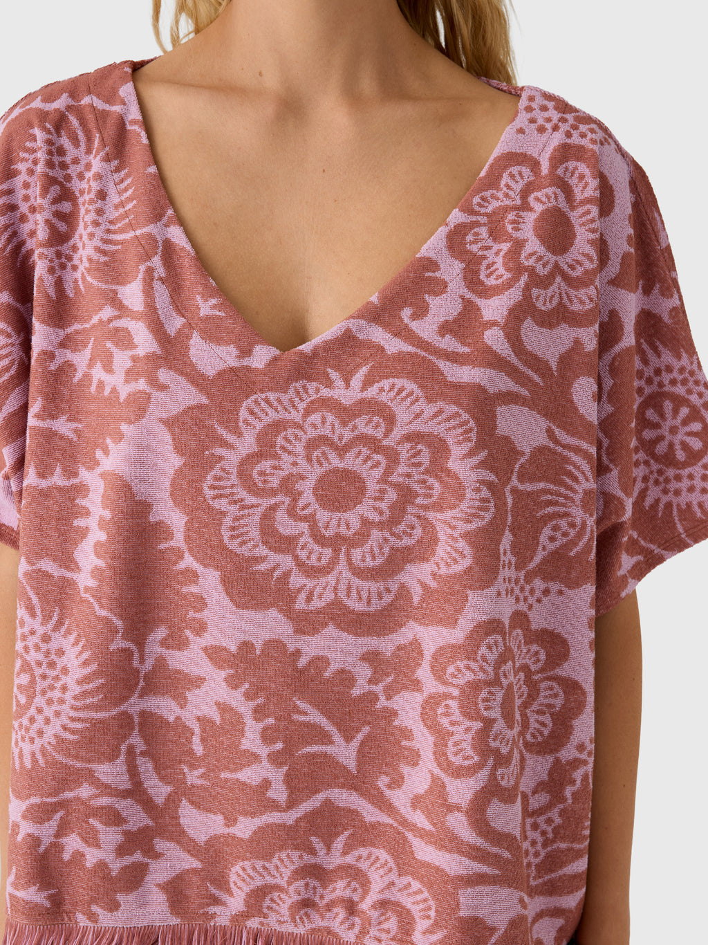 Essentiel Antwerp Women's Jorlando Jacquard Top - Saint Bernard