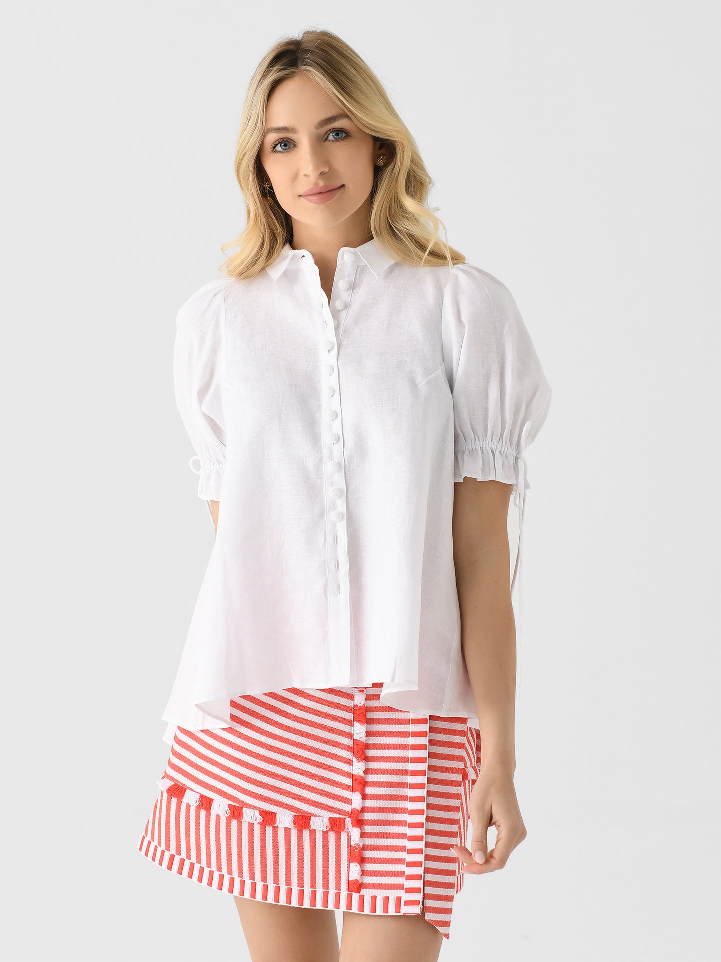 Joslin Women's Sara Linen Shirt - Saint Bernard