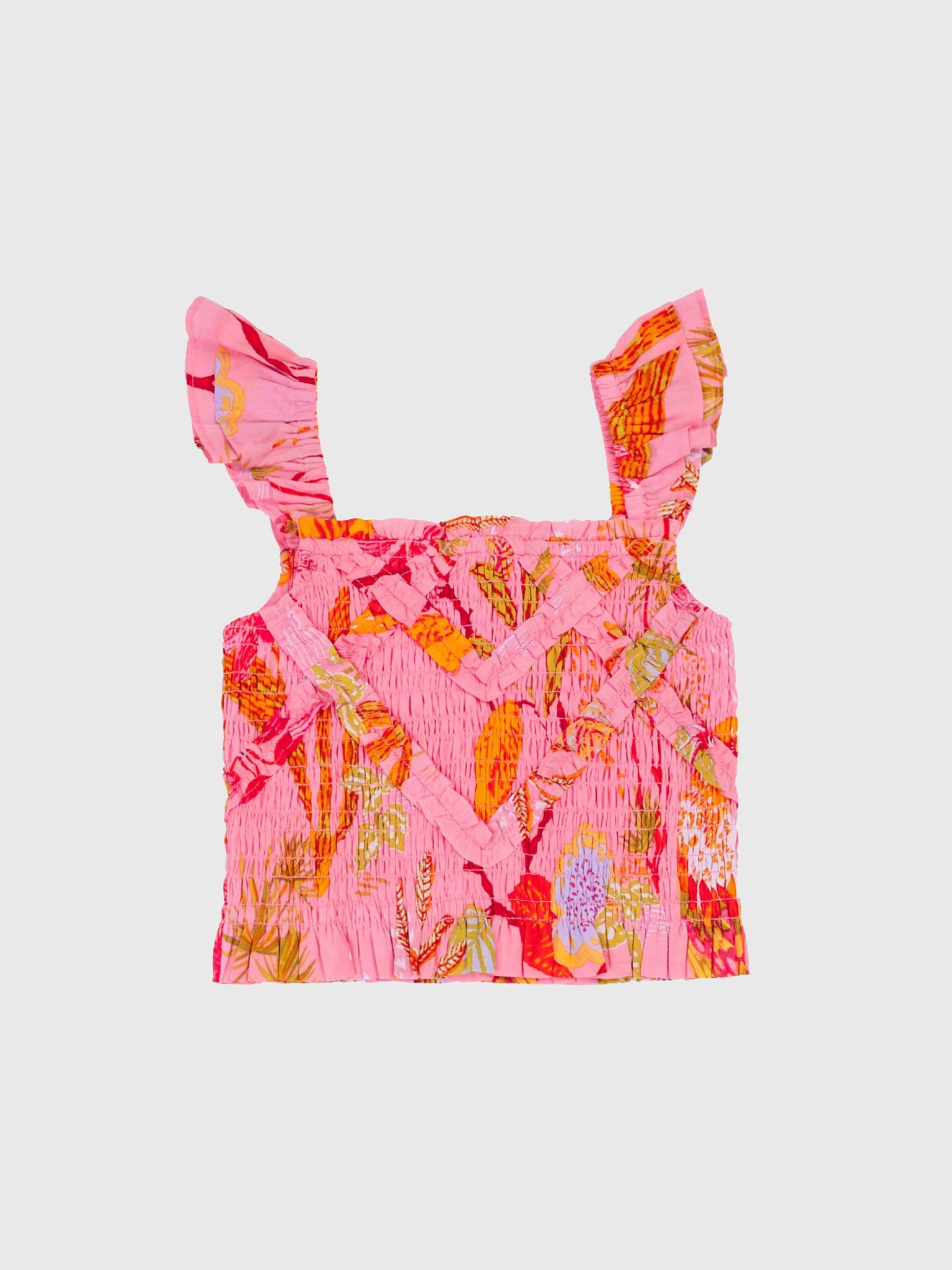 J. Marie Girls' Playa Ruched Top - Saint Bernard
