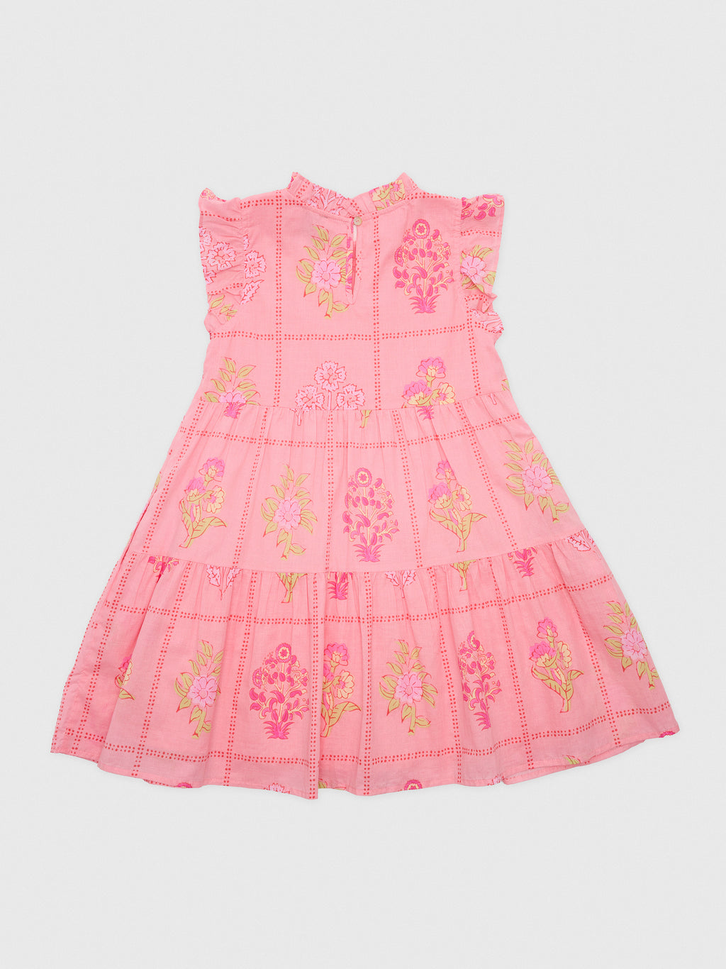 J. Marie Girls' The Emery Flutter Sleeve Dress - Saint Bernard
