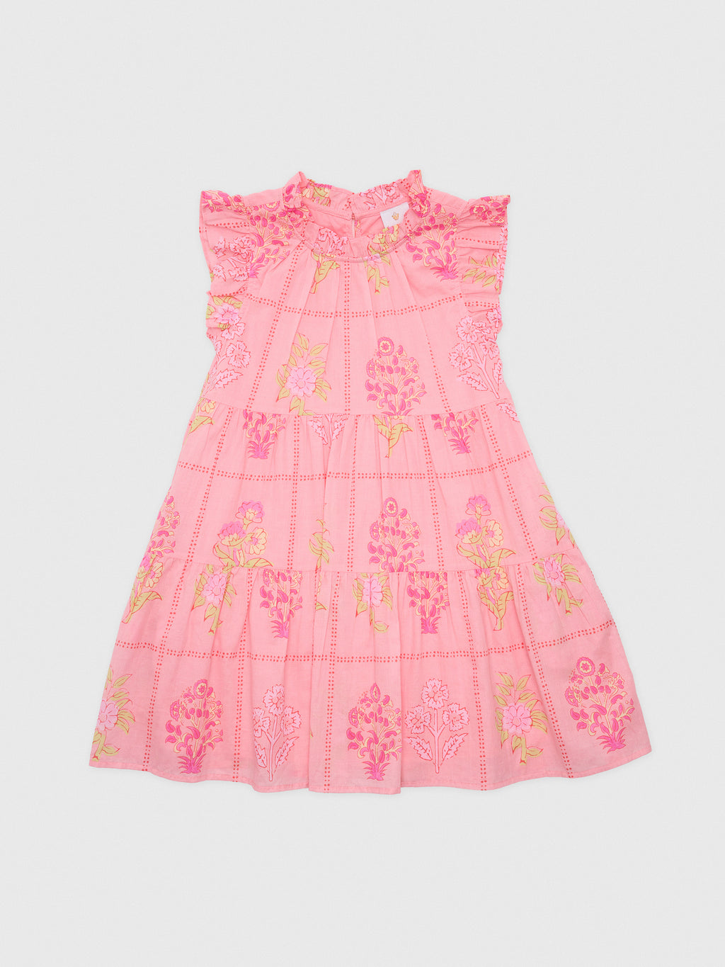 J. Marie Girls' The Emery Flutter Sleeve Dress - Saint Bernard