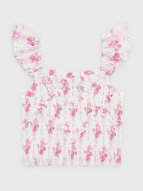 J. Marie Girls' The Hallie Ruched Top
