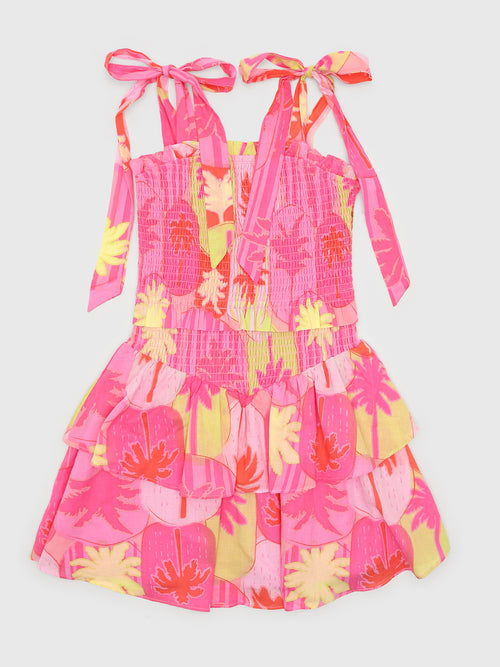 J. Marie Girls' The Cara Tie Strap Dress