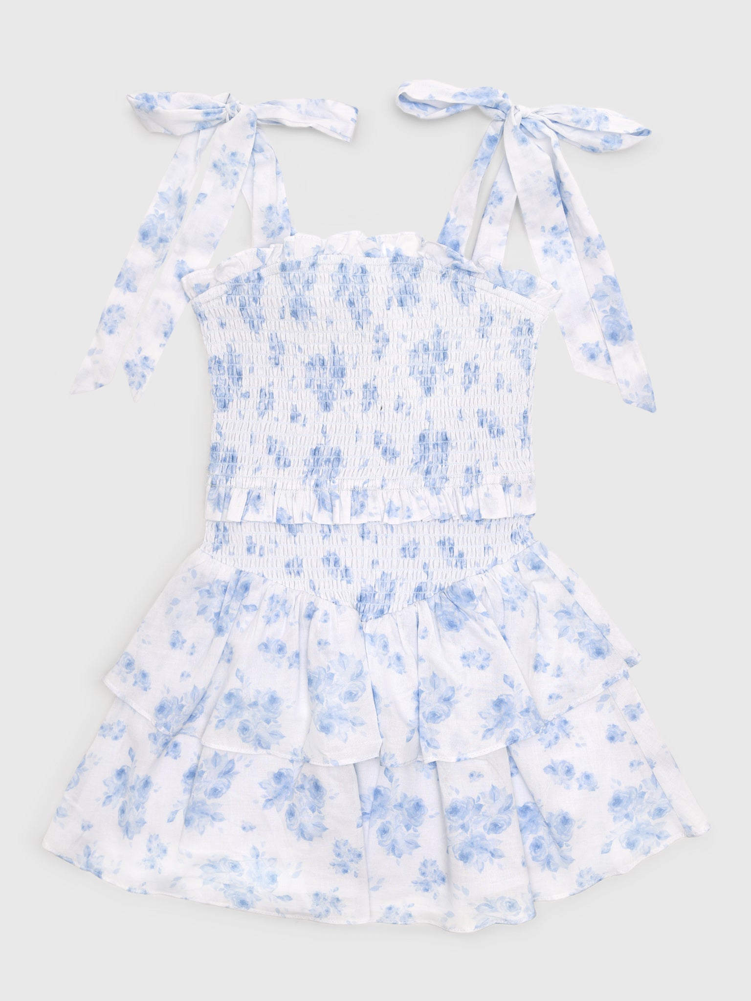 J. Marie Girls' The Nicole Tie Strap Dress - Saint Bernard