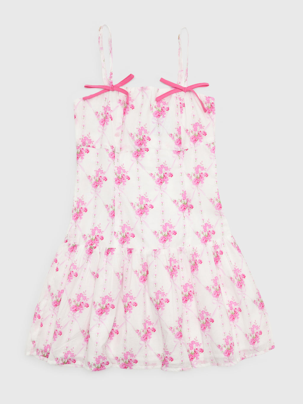 J. Marie Girls' The Hallie Bow Dress - Saint Bernard