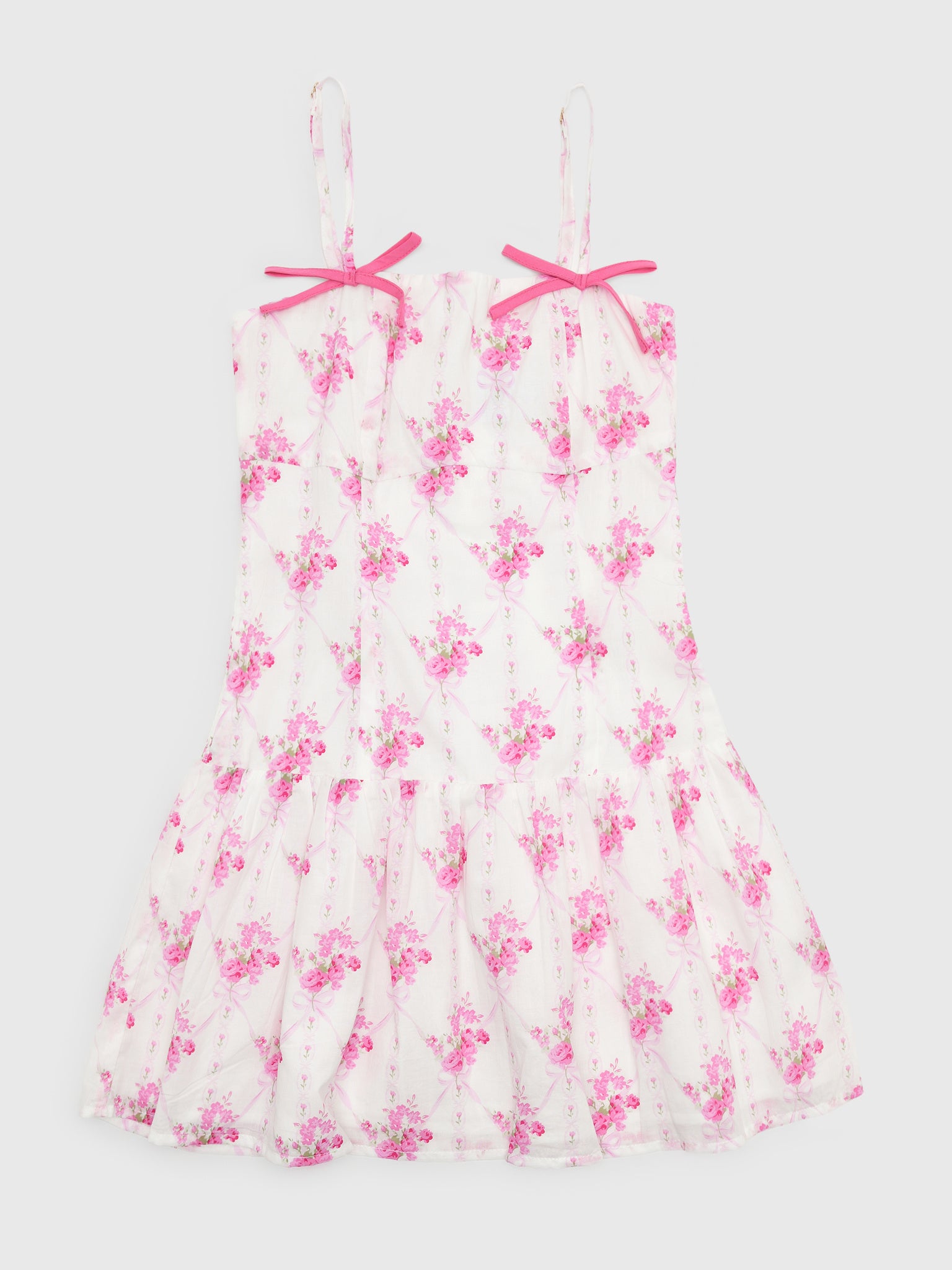 J. Marie Girls' The Hallie Bow Dress - Saint Bernard