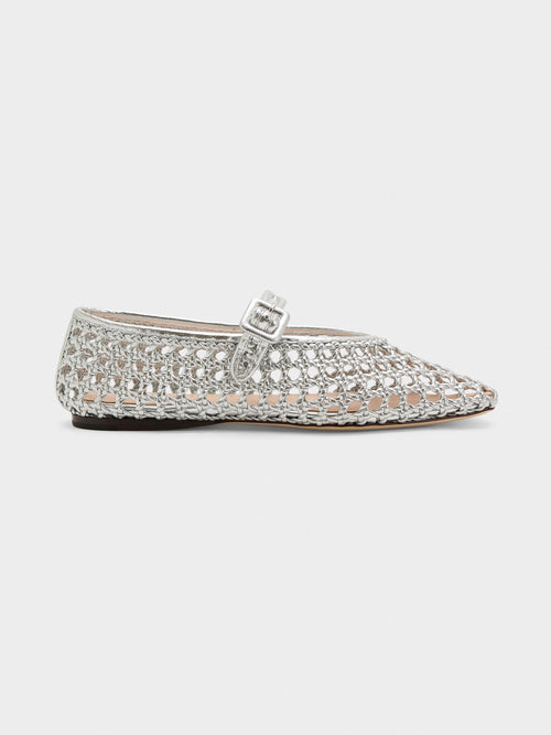 Loeffler Randall Women's Junia Leather Mary Jane Flat - Saint Bernard