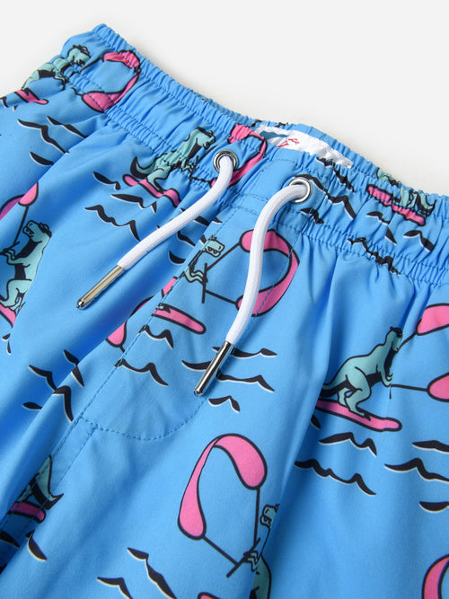 Bermies Boys' Jurassic Surfer Swim Trunk