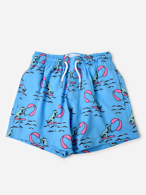 Bermies Boys' Jurassic Surfer Swim Trunk