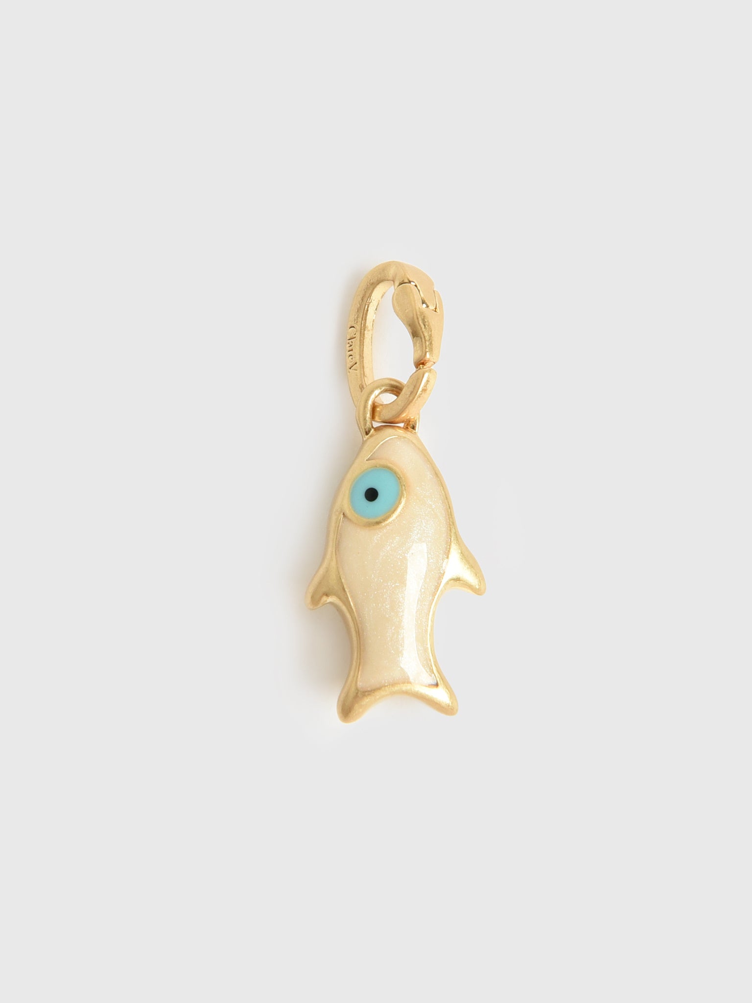 Clare V. Pearl Sardine Charm - Saint Bernard