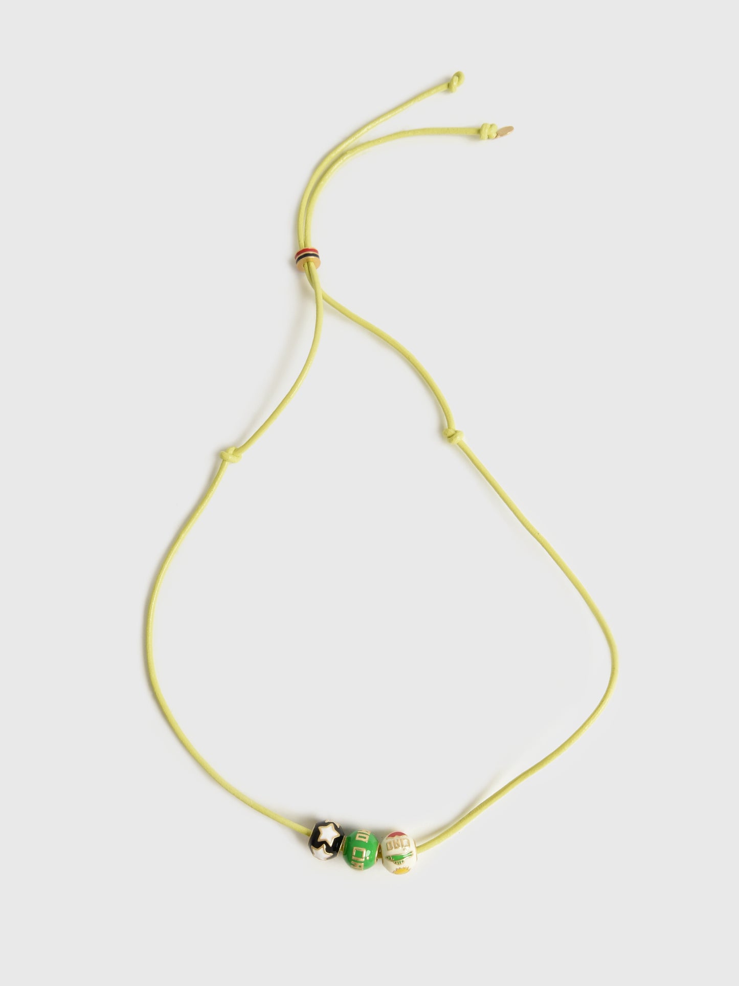 Clare V. Beaded Cord Necklace - Saint Bernard