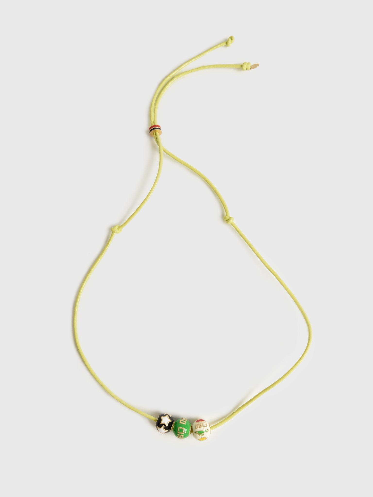 Clare V. Beaded Cord Necklace - Saint Bernard