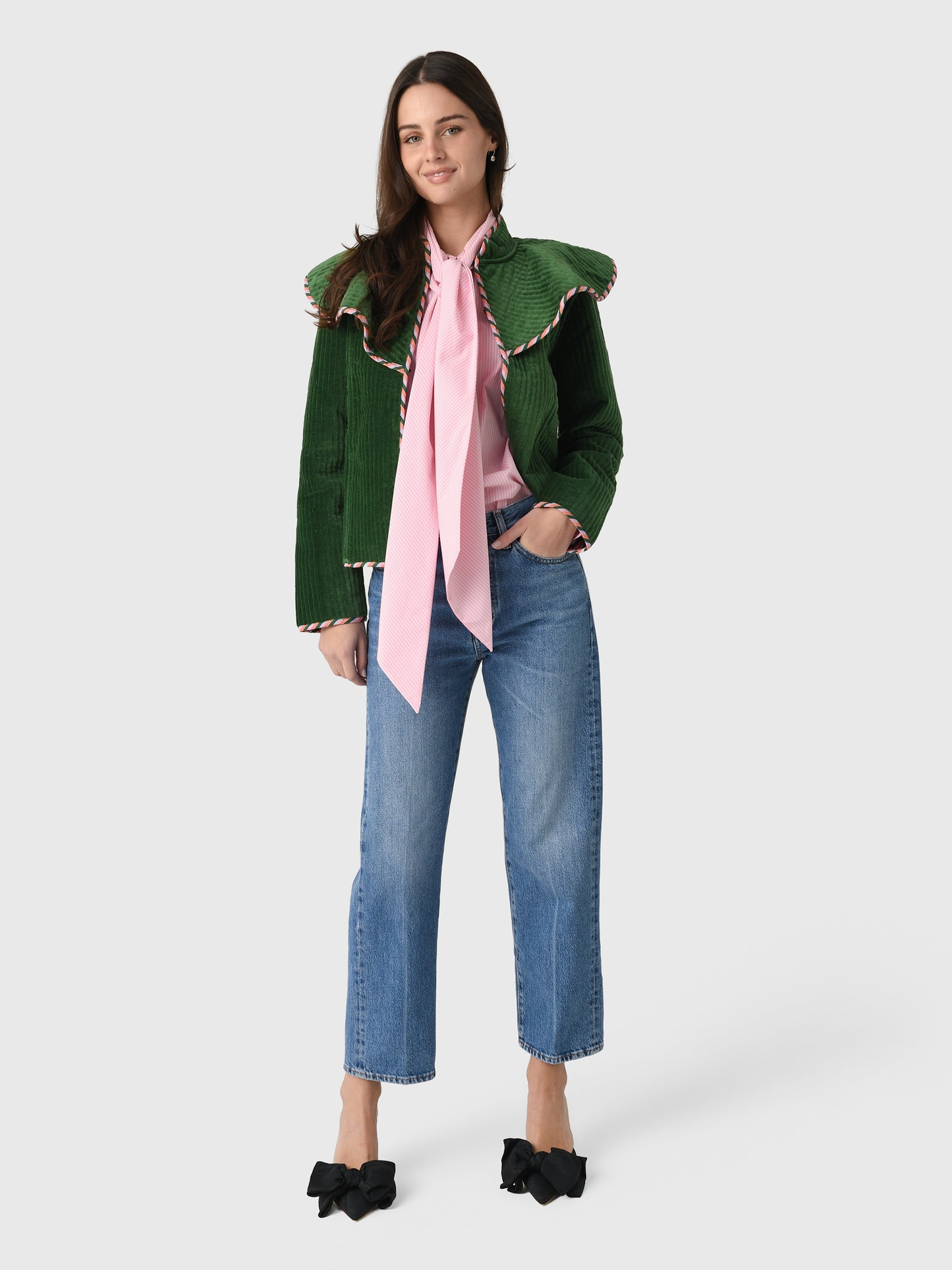 Jardin JacketxGREENVELVET-alt1