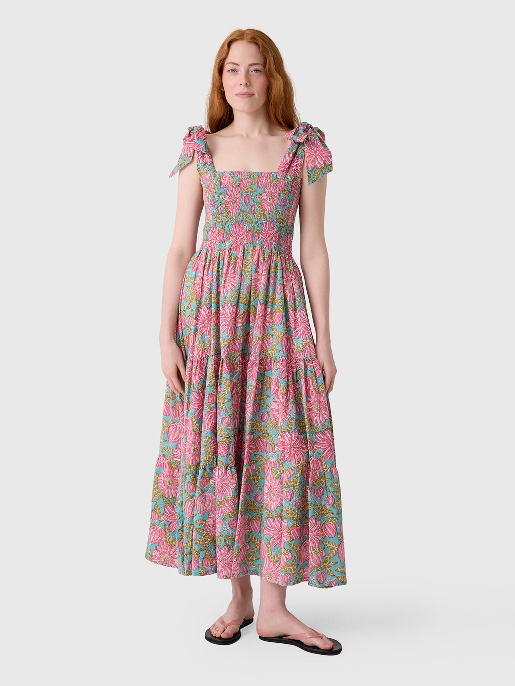 Lilbelle Women's Joy Bow Maxi Dress - Saint Bernard