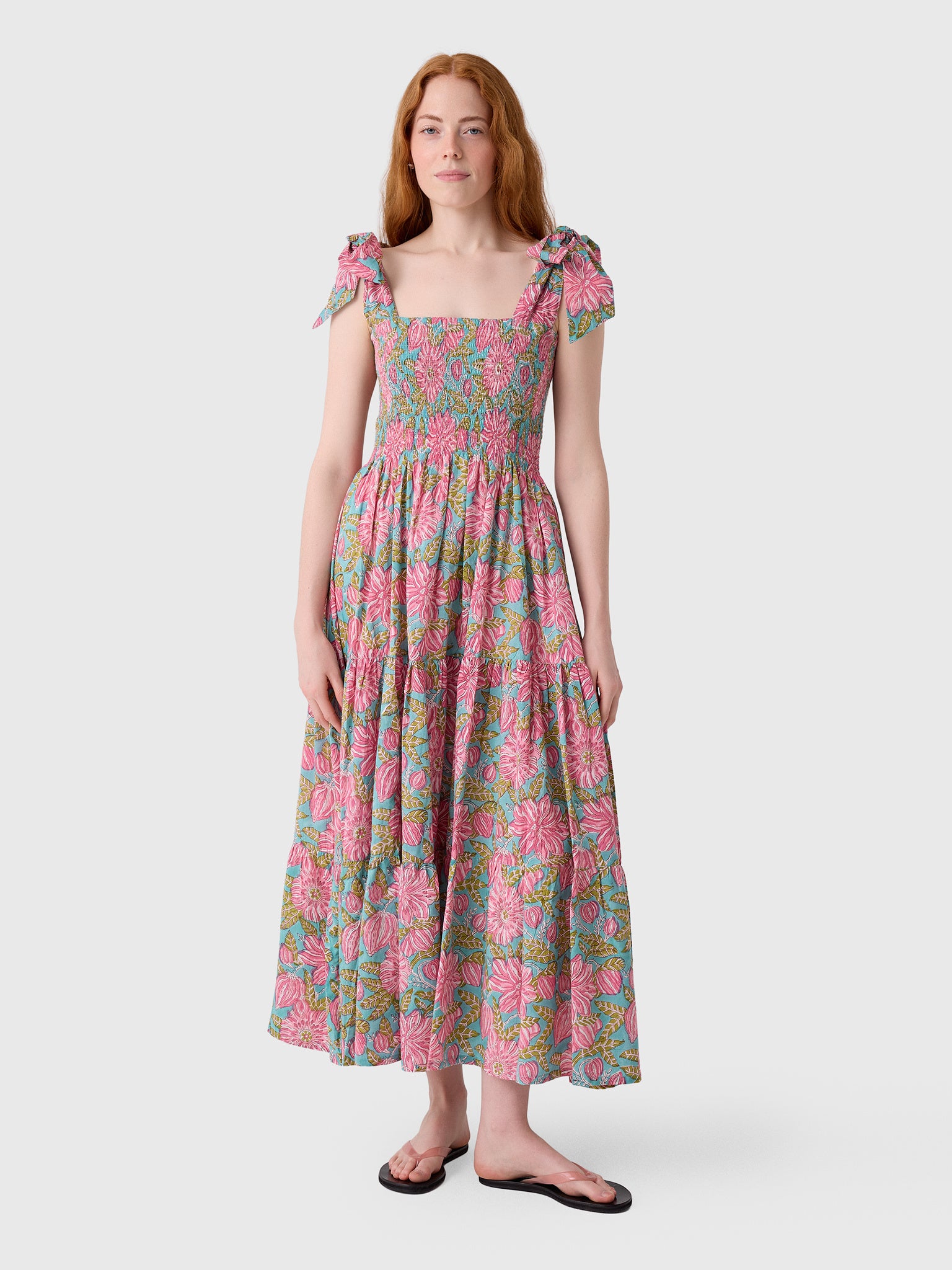 Lilbelle Women's Joy Bow Maxi Dress - Saint Bernard