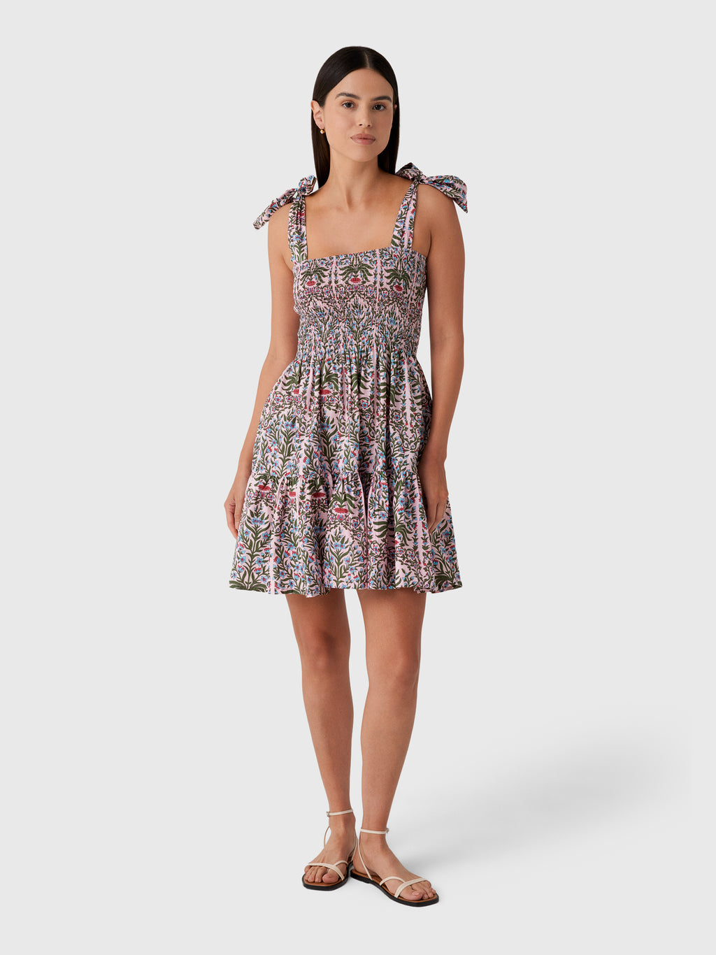 Lilbelle Women's Joy Bow Mini Dress - Saint Bernard