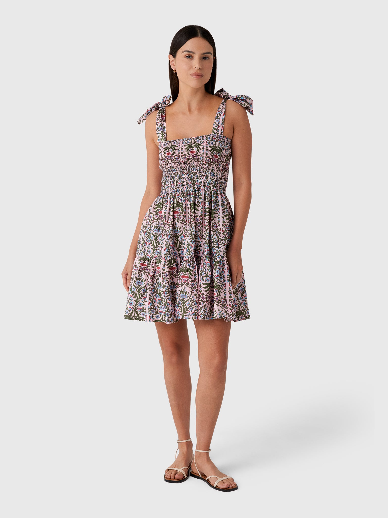 Lilbelle Women's Joy Bow Mini Dress - Saint Bernard