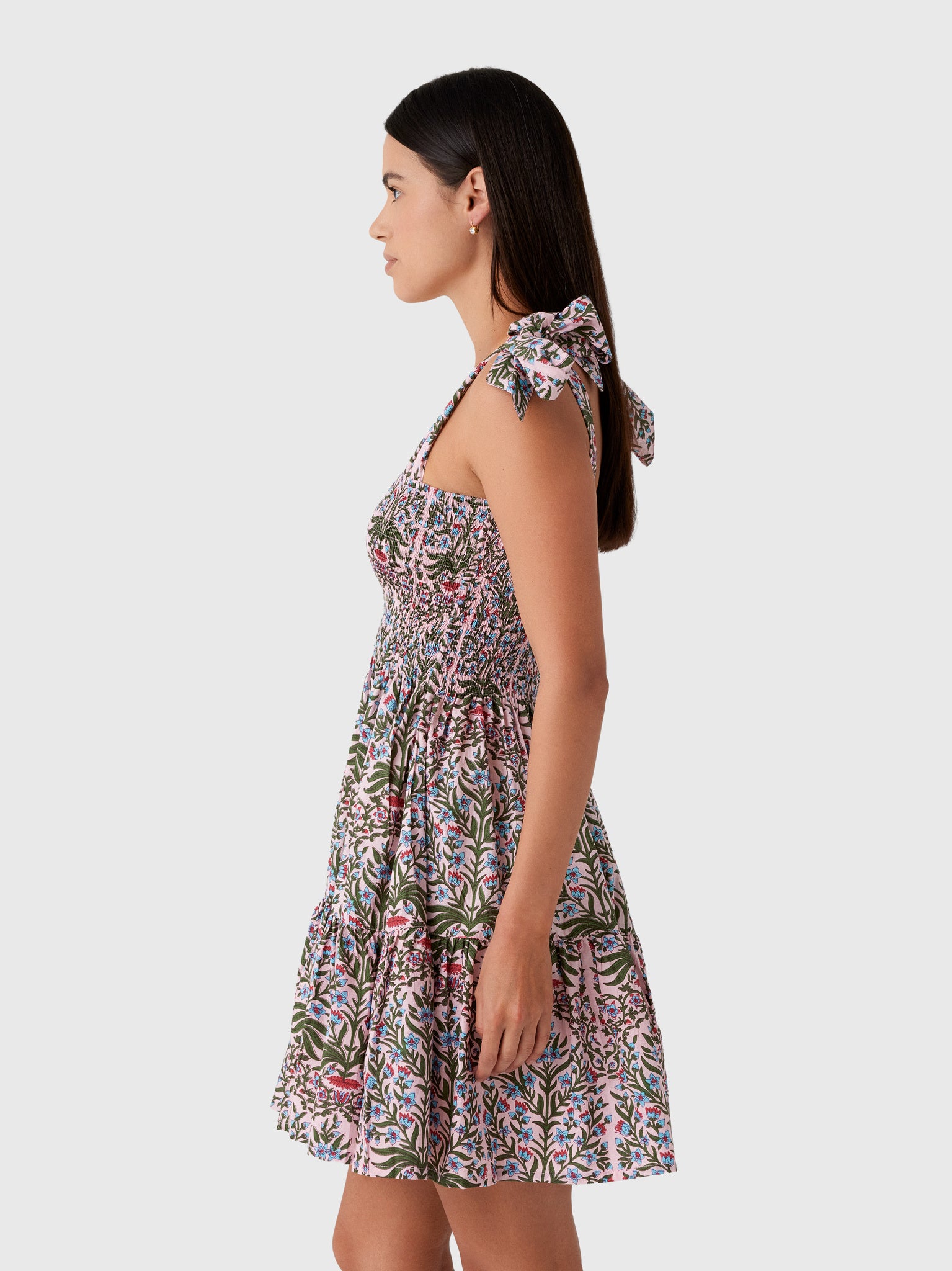 Lilbelle Women's Joy Bow Mini Dress - Saint Bernard