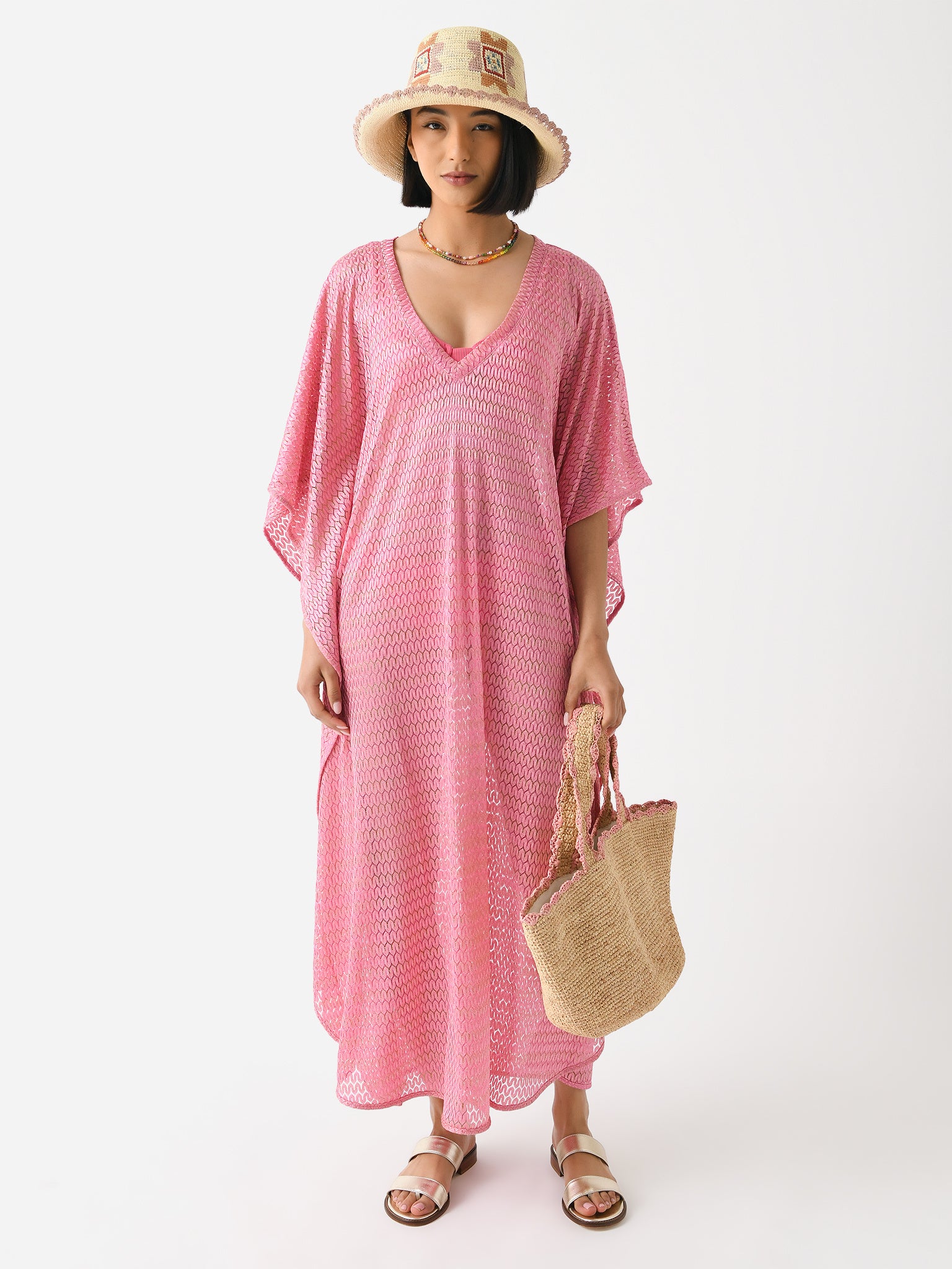 Melissa Odabash Women's June Kaftan - Saint Bernard