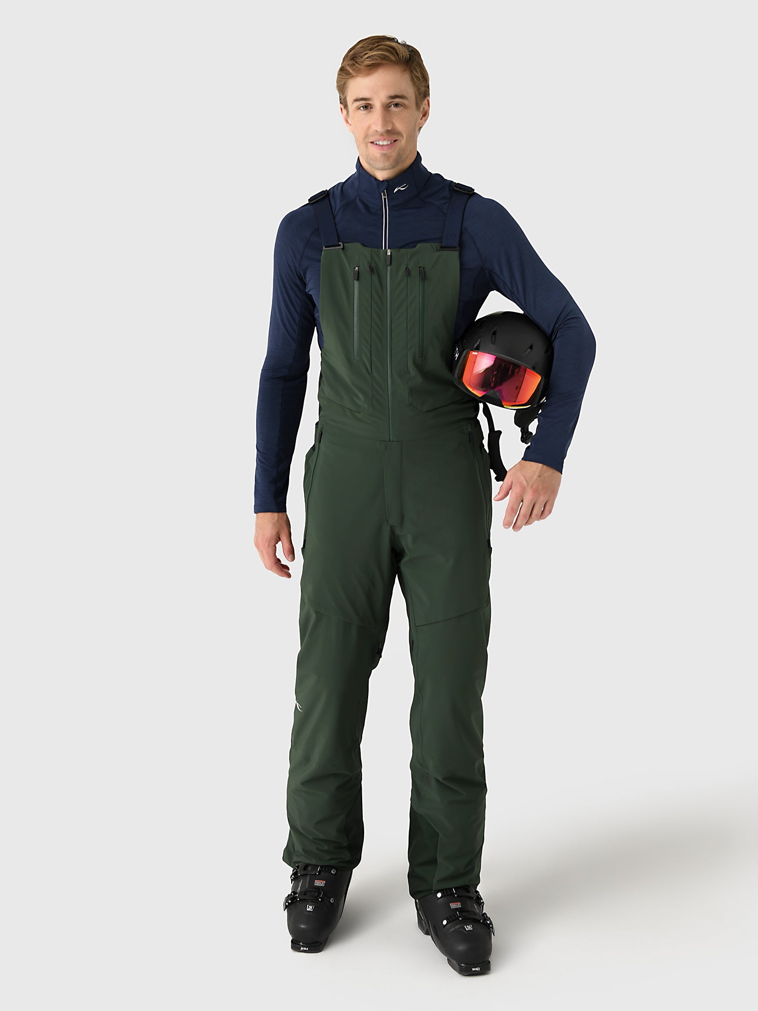 KJUS Men's Ligety Ski Bib - Saint Bernard