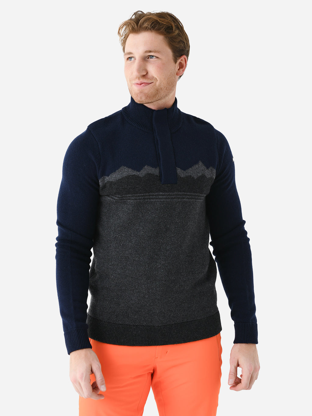 KJUS Men's Celerina Placket Sweater - Saint Bernard