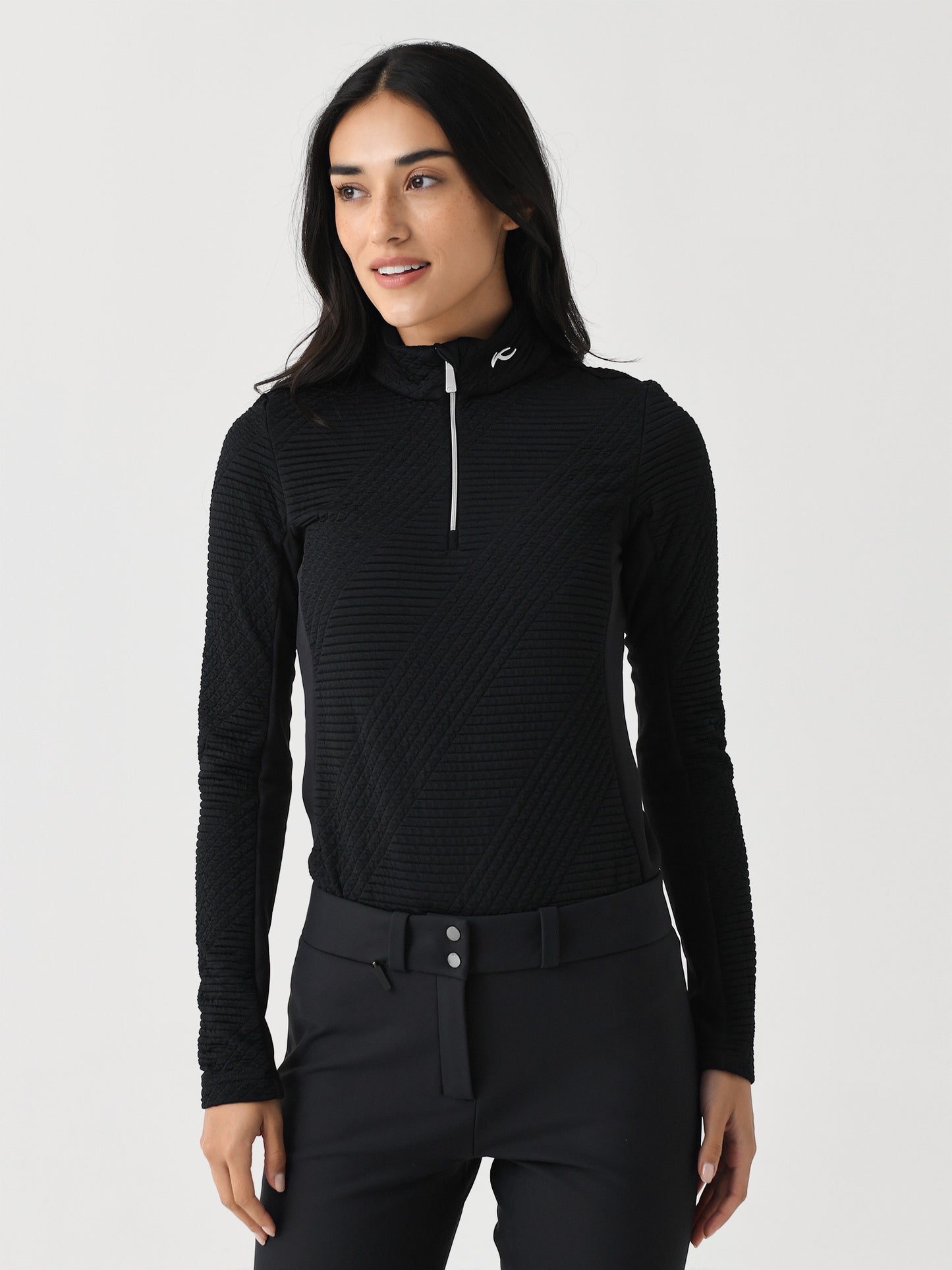 KJUS Women's Neila Mid-Layer Half-Zip - Saint Bernard