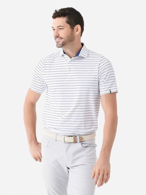 KJUS Men's Soren Mélange Stripe Polo