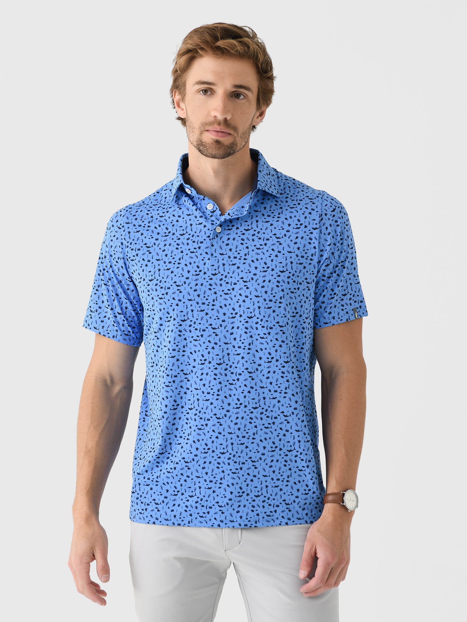 KJUS Men's Golfer Polo - Saint Bernard