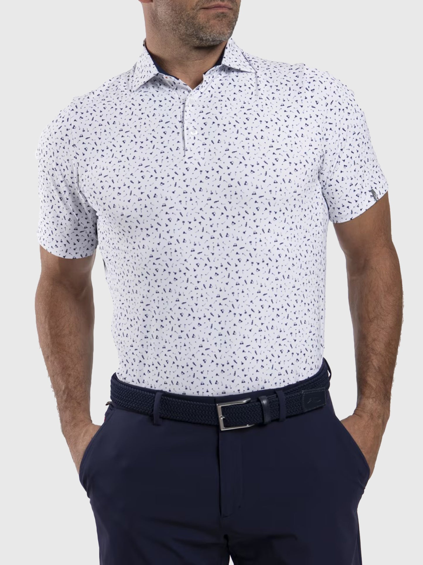 KJUS Men's Golfer Polo - Saint Bernard