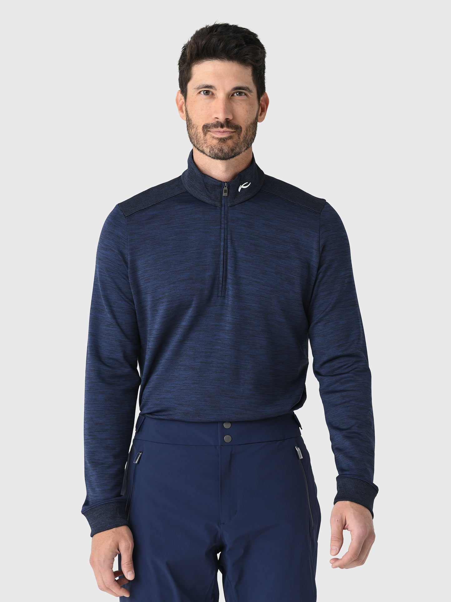 KJUS Men's Liam Techwool Half-Zip - Saint Bernard