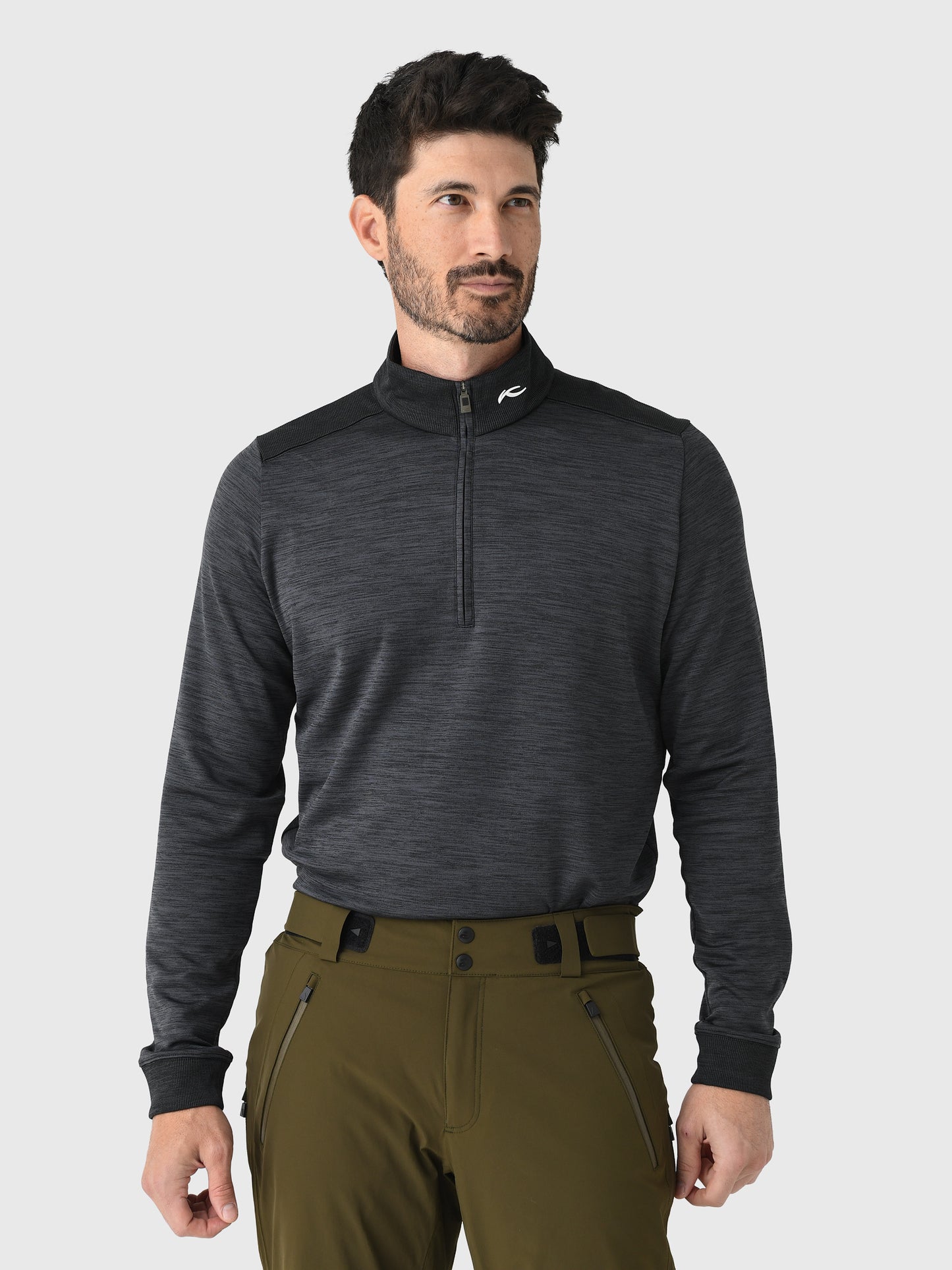 KJUS Men's Liam Techwool Half-Zip - Saint Bernard