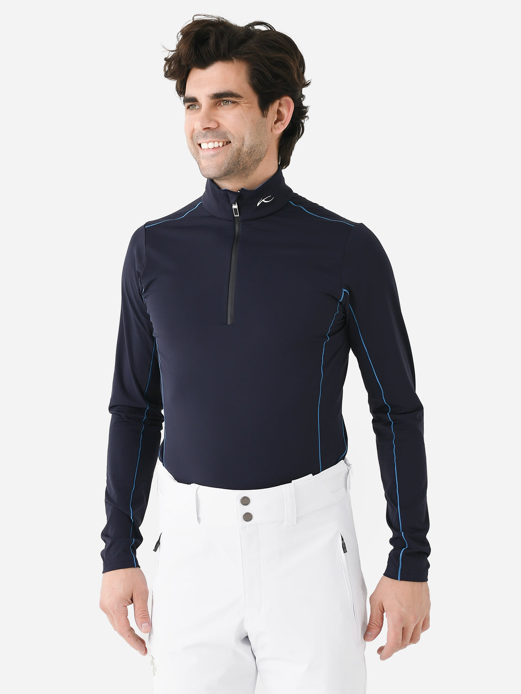 KJUS Men's Taos Midlayer Half-Zip - Saint Bernard