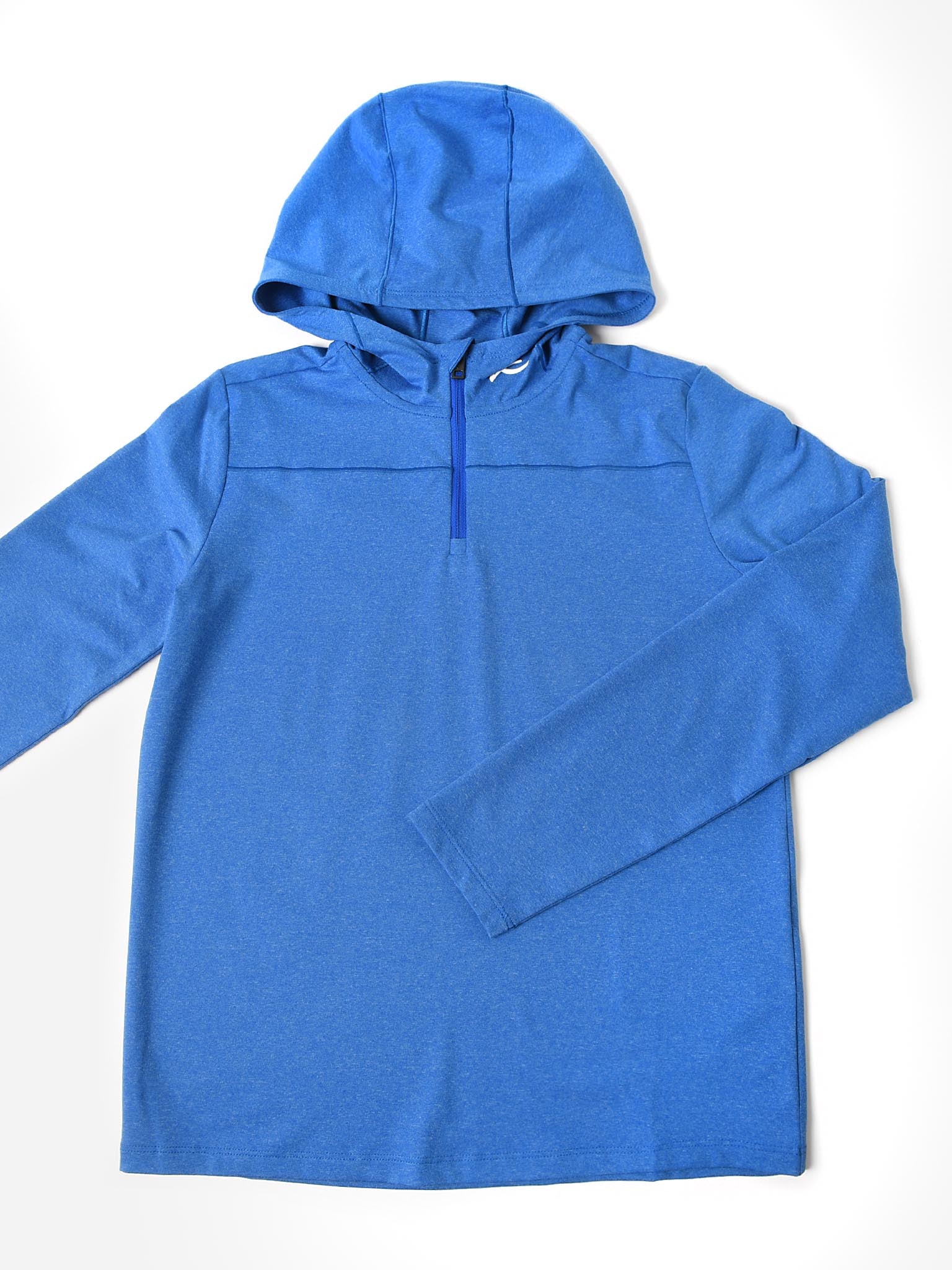 KJUS Boys' Hooded Midlayer Half-Zip - Saint Bernard