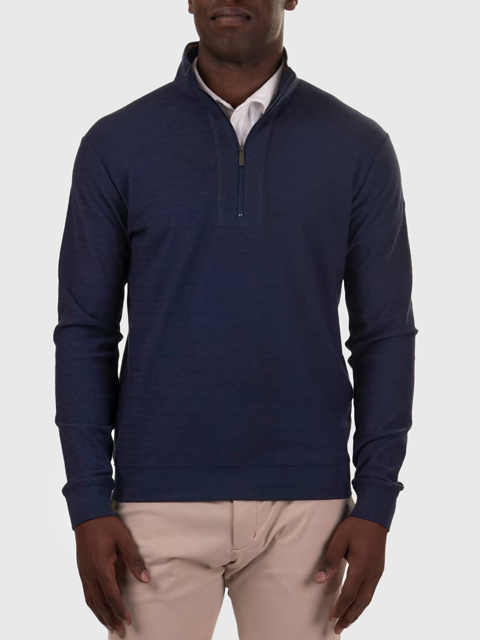 KJUS Men's Inverness Midlayer Half-Zip - Saint Bernard